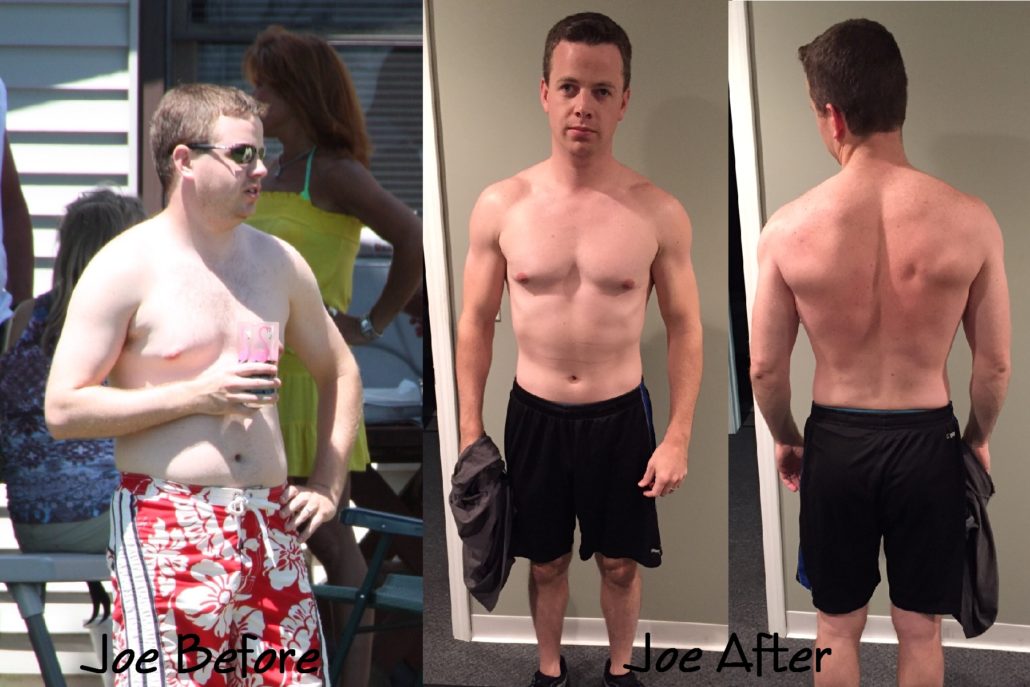 Online Workout Coach Before and After of Joe - Higher Health Coaching